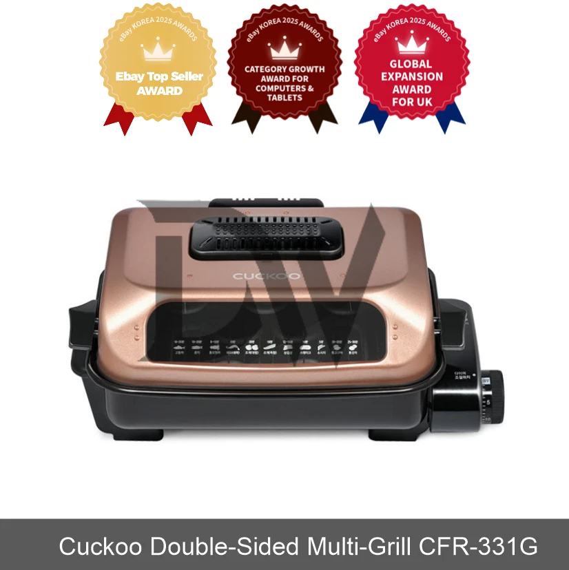 Cuckoo Double-Sided Multi-Grill CFR-331G 220V EU PLUG Express / Genuine