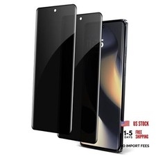  2 Pack Moto Edge 2024 Privacy Screen Protector, 9H 6.6 Inches Moto Edge 2024