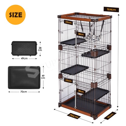 Pet Cage Rabbit Hutch Bunny Cat Hamster Guinea Pig House Ferret Chinchilla - Picture 97 of 100