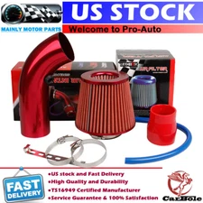 Cold Air Intake Filter Induction Kit Pipe Power Flow Hose System Accessories Set