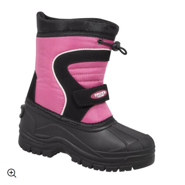 Smiths Val Girls Snow Boot Kids Waterproof Winter Snow Boots Pink