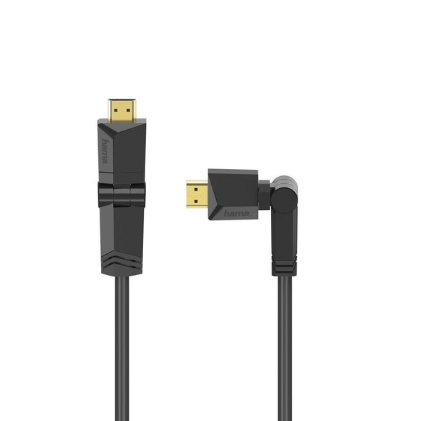 High Speed Hdmi™-Kabel, St.- St., Rotation, Vergoldet, Ethernet, 1,5 M (00205011-image