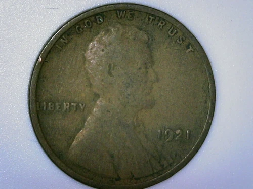 1921 P Lincoln Wheat Cent/Penny - Circulated - G Good to VG Very Good