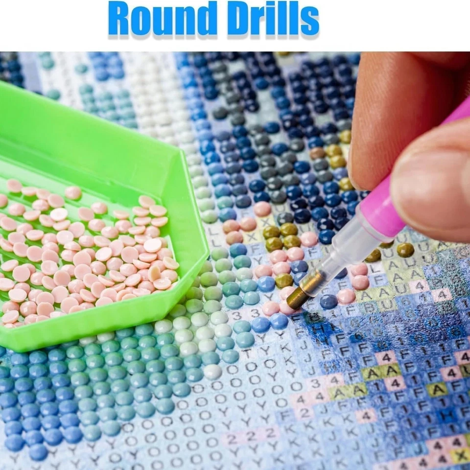 5D Diamond художественный набор - полная дрель сделай сам картина драгоценными камнями для начинающих и домашнего декора (13. - Изображение 4 из 4