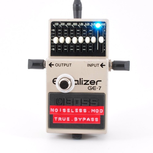 Boss GE-7 Modified True Bypass & Noiseless Equalizer MIT 2002 Used Fm JP#NQ47944 - Picture 5 of 18