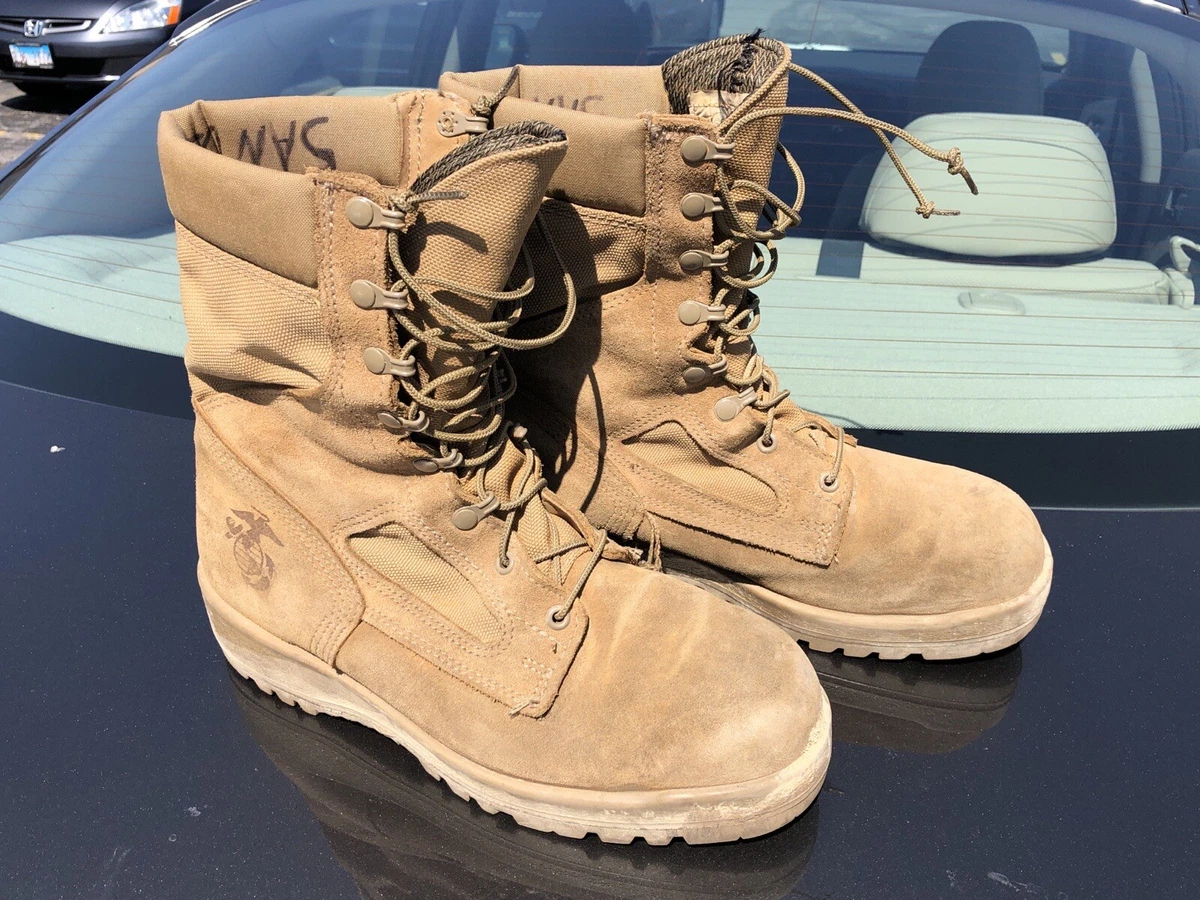 United States Marine Corp Combat Military Boots, SZ 10.5W Vibram USMC Real  Deal!