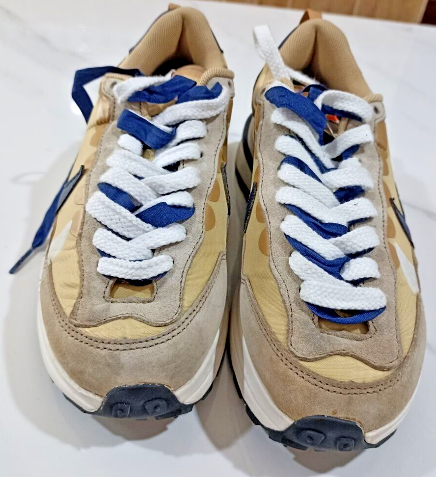 SACAI X NIKE Taglia US 6.5 Nike VaporWaffle x Sacai Tan Navy Tan White (DD1875 200) A10