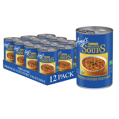 Amy s French Country Vegetable Soup   14.1 Oz (Pack of 12)