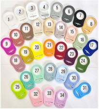 Silicone Ring Pacifier Adapter for Chain Fixing Choice of Color