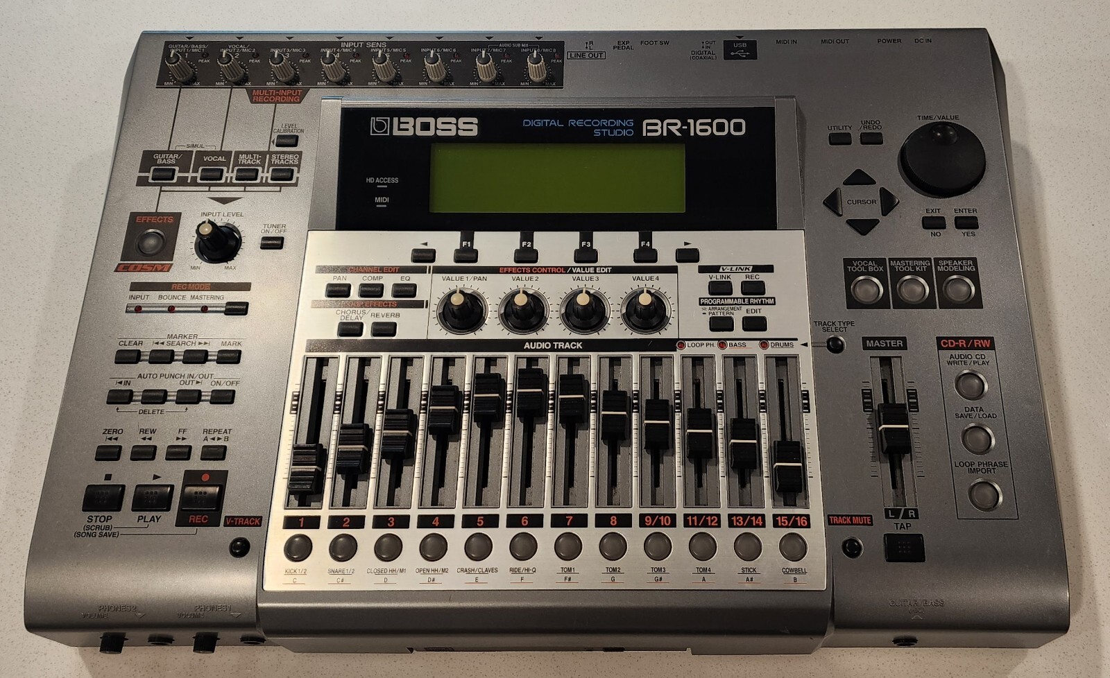 BOSS BR1600CD Digital Multi Track Recorder 761294083178 eBay