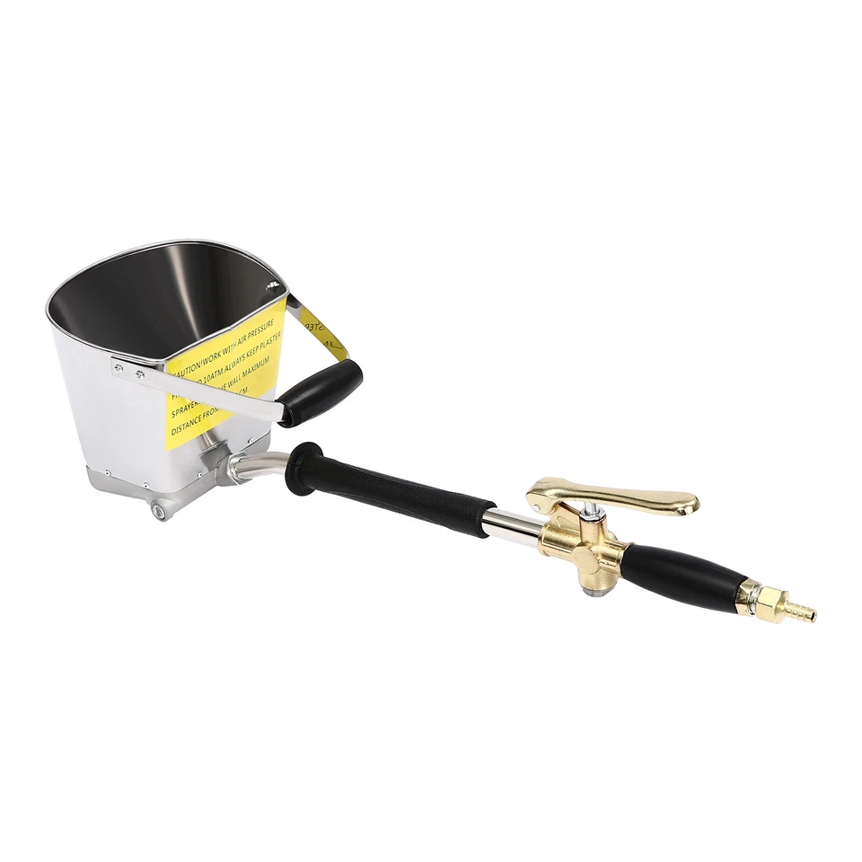 Пистолет для штукатурки стен цементного раствора бетона воздушной штукатурки бункер 4 струйных краски - Изображение 2 из 4