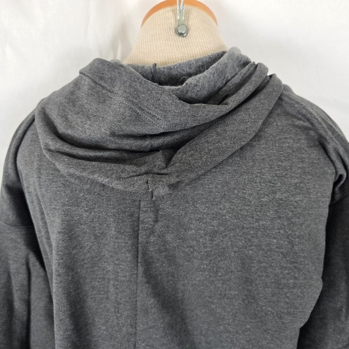 Hanes Hoodie Men's XL Charcoal Eco Smart Drawstring Zip Up Pockets NWT - Picture 5 of 15