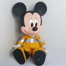 Mickey Mouse Fire Rescue Talking Firefighter Plush Toy Doll Working