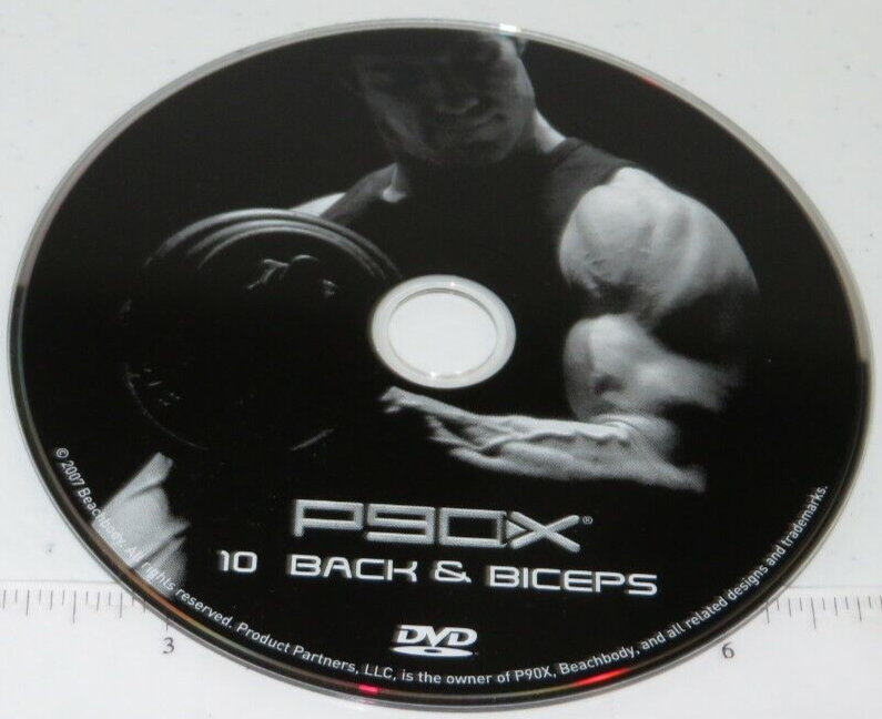 P90X Back & Biceps 10 DVD Disc Only Workout Fitness Beachbody | eBay
