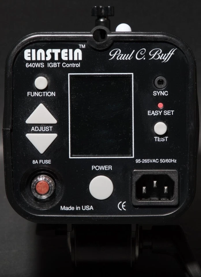 Paul C Buff Einstein E640 Flash 640WS only 213 flashes, Complete kit, FREE SHIP! - Image 4 of 4