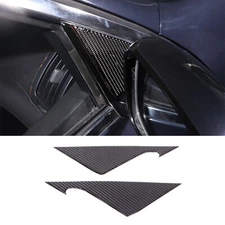 Carbon Fiber Exterior A-pillar Panel Trim Sticker Fits Infiniti G25 G35 G37