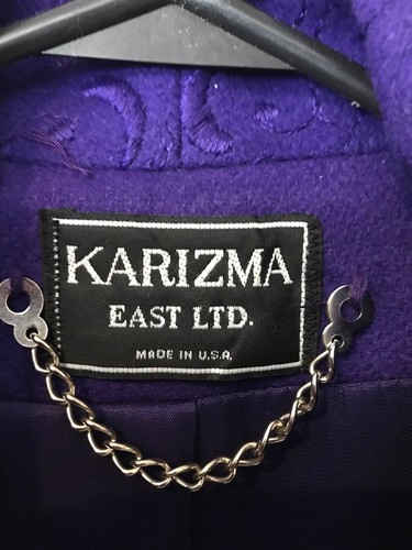 KARIZMA EAST LTD LADIES WOOL COAT SIZE 8 VERY GOOD CONDITION M0103 - Picture 4 of 8