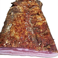 PANCETTA di MAIALE PICCANTE STAGIONATA al PEPERONCINO TESA APPASSITA 500gr