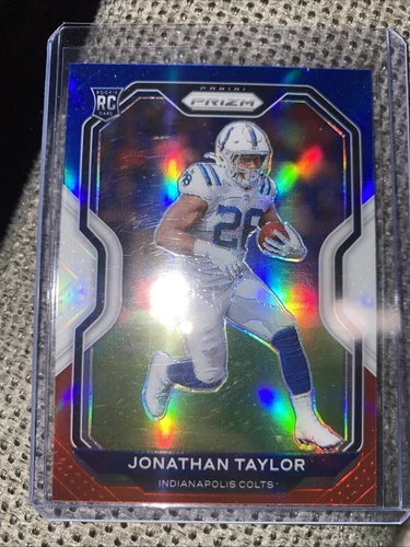 2020 Panini Prizm - Rookie Red White & Blue Prizm #332 Jonathan Taylor (RC)