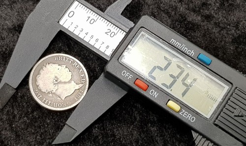 1817 Georgian English 925 Sterling Silver Shilling Coin. Nice Example. George IV - Picture 5 of 6