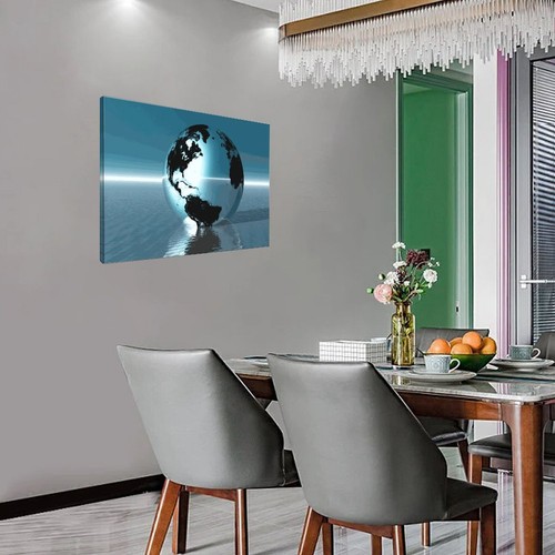 Picture On Canvas World Canvas Poster Living Room Decor Wall Art Office Decor - Picture 2 of 13