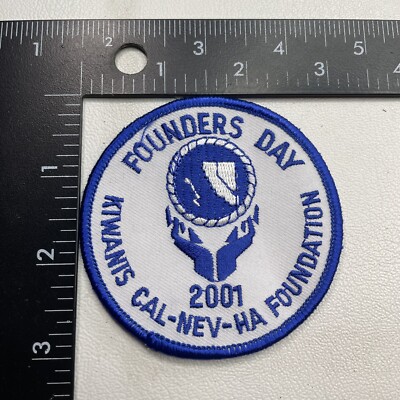 California Nevada Hawaii CAL-NEV-HA KIWANIS FOUNDATION FOUNDERS DAY Patch 202