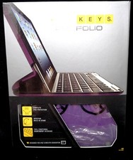 ZAGG KEYS PROFOLIO Purple Wireless Keyboard NEW