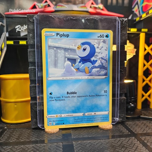 Piplup Brilliant Stars Pokémon TCG 035/172 Espada y Escudo Común - Imagen 3 de 6