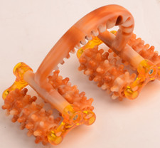 Whole Body Massage Four-Wheel Car Massage Wheel Roller Leg Neck Massager
