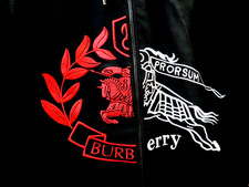    Burberry Sweatshirt Hoodie X-Large Logo Black Knight