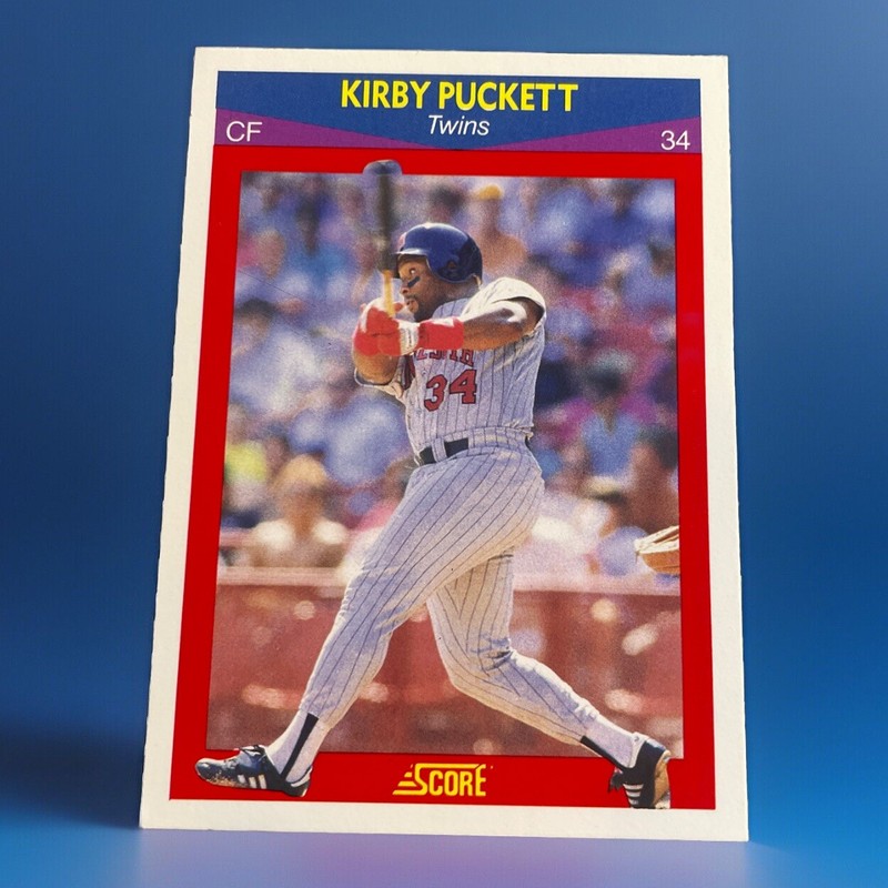 1990 Score 100 Superstars #1 Kirby Puckett Minnesota Twins
