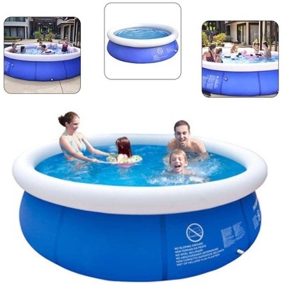 8ft Prompt Inflatable Paddling Pool Swimming Pool Summer Family Fun Outdoor  | eBay
