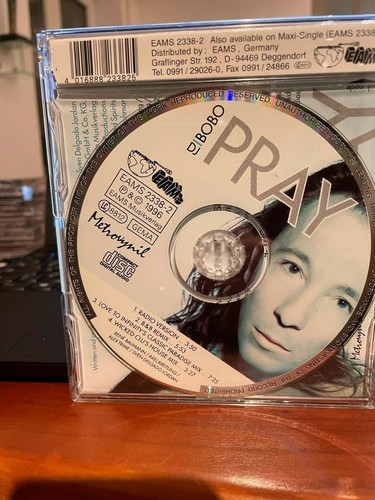 DJ BOBO "Pray" Single CD - Bild 2 von 2