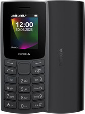 Image of Nokia 106 2023 Dual Sim (Unlocked) Mobile Phone TA-1564DS - Black (Brand New)