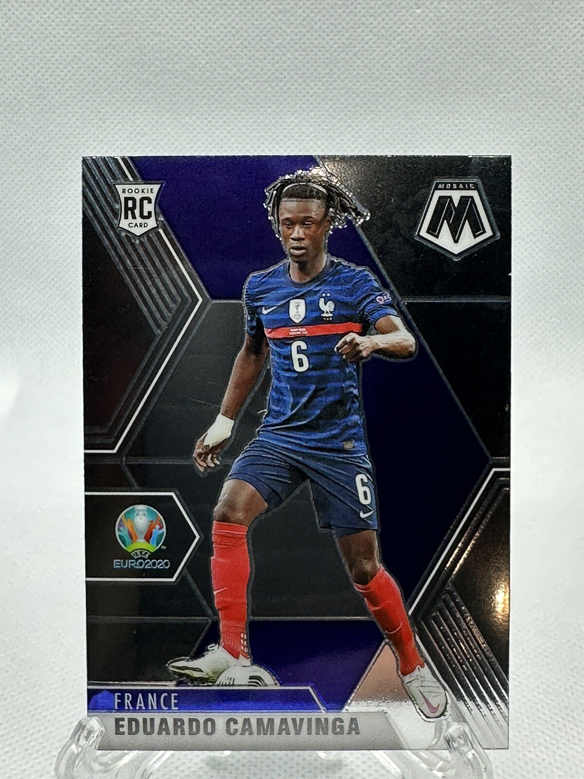 2020-21 Mosaic UEFA Euro #111 Eduardo Camavinga RC Rookie France