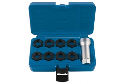 Axle Spindle Rethreading Tool Set 9pce FOR Damaged or Rusty Axles Thread Repair - Picture 5 of 10