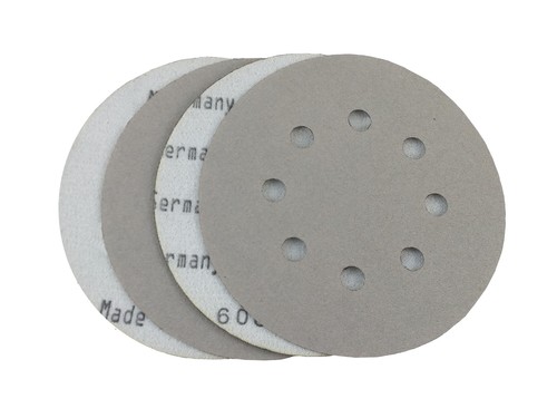 5" X 8 Hole Platinum Film Hook and Loop Grip Sanding Discs (50 Pack, 400 Grit) - Picture 3 of 3