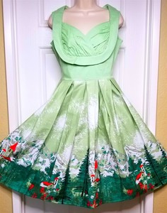 christmas pin up dress