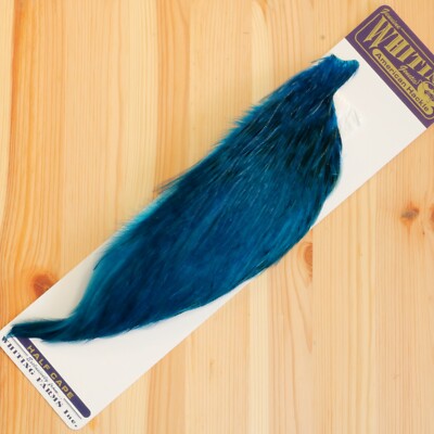 Whiting American Hackle 1/2 Cape XL, bestens für Nassfliegen und Streamer, Lachs