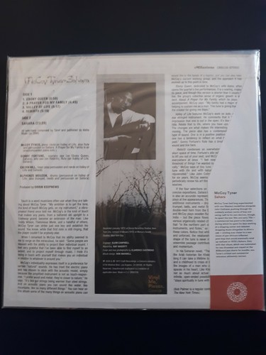 McCoy Tyner Sahara 2020 Milestone 180G Audiophile Remastered Sterling Sound New - Picture 2 of 2