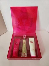 Pink By Victoria’s Secret Eau De Parfum Perfume Lotion Body Wash Gift Set Box