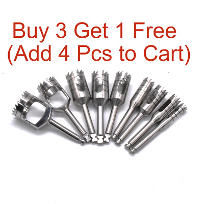 Dental Trephine Drill Bur Trimmer Cutting Gear Heads 3 4 4.5 5 6 6.5 7 8 9 10 mm