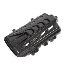 1pcs Engine Cover ABS Carbon Fiber Look Fit For Corvette C8 2020-up