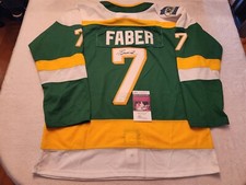 BROCK FABER signed WILD custom jersey JSA COA SIZE XL