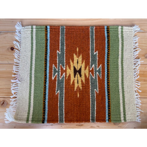 ⭐︎New item⭐︎ Navajo rug, mini carpet, interior mat, Native American - Picture 2 of 2