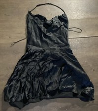 Zara Black Dress Strappy Mini Size M
