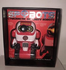 SPYBOTS Cybernetic Security Robots Red T.R.I.P. LED Tripwire Alarm Robot