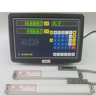 2 Axis DRO digital readout for milling lathe machine with 2pcs linear scale