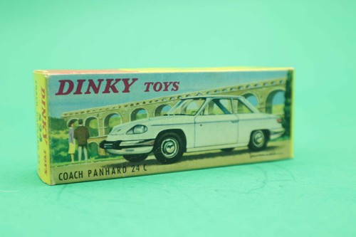 DINKY TOYS - 24C- COACH PANHARD - CREMA -MECCANO FRANCE- SCATOLA ORIGINALE 1/43 - Imagen 7 de 9