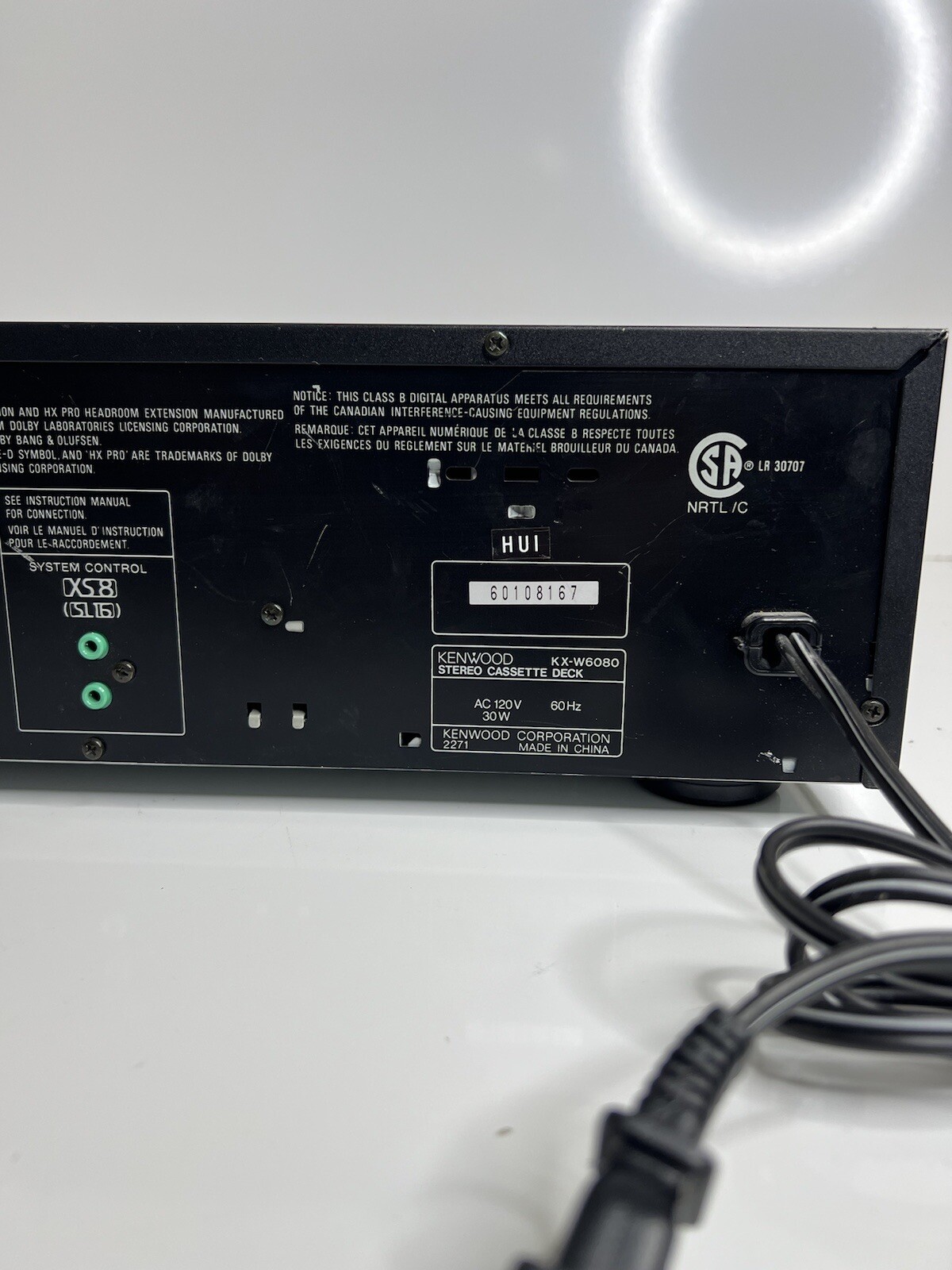 KENWOOD ステレオカセットデッキ KX-W6080 Kenwood KX-W6080 Stereo